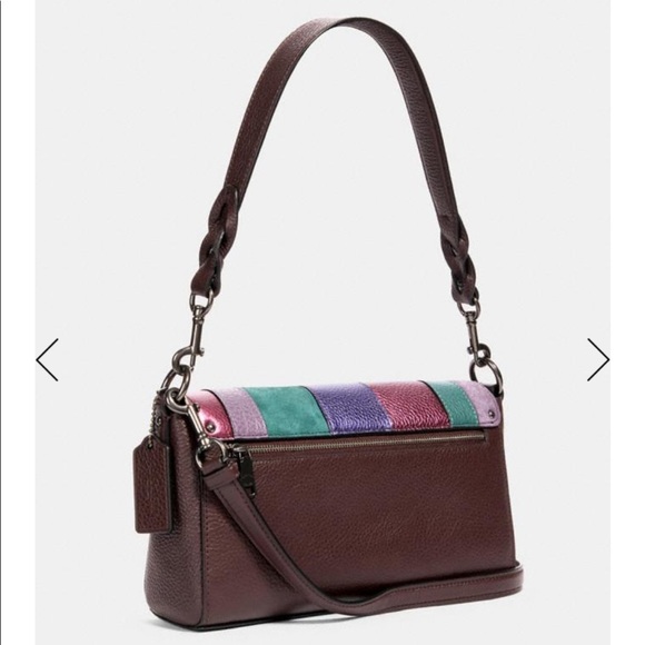 COACH Jade Shoulder Bag with Piecing - Picture 8 of 8